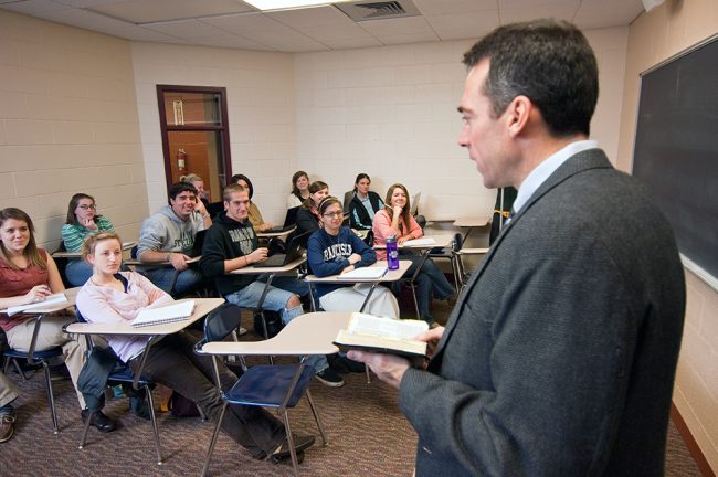 Dr. Bolster Teaching class