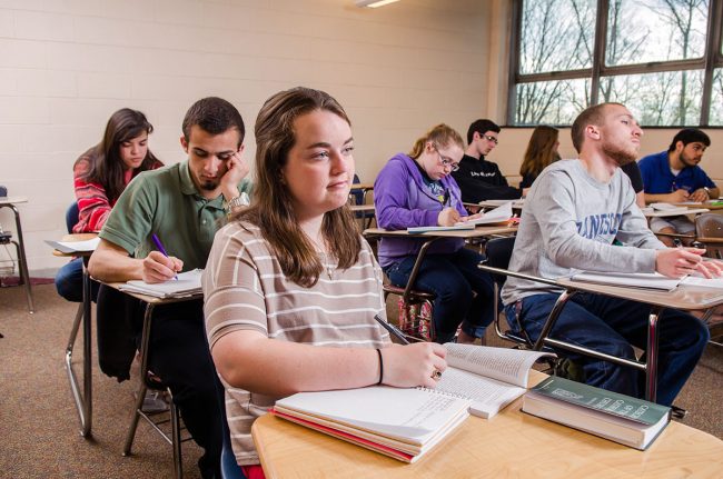 Students in Catechetics class